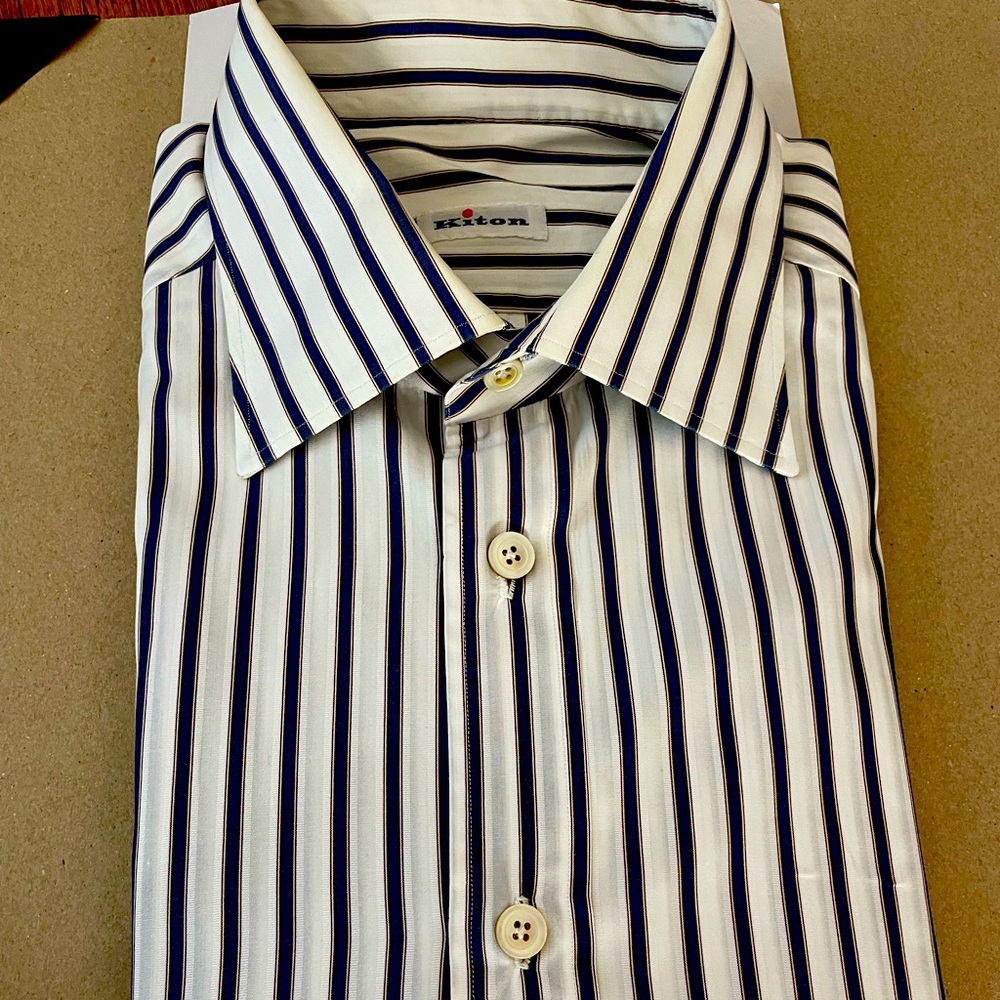 Kiton button down dress shirt